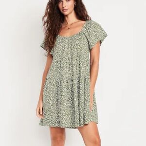 Old Navy Mini Floral Swing Dress